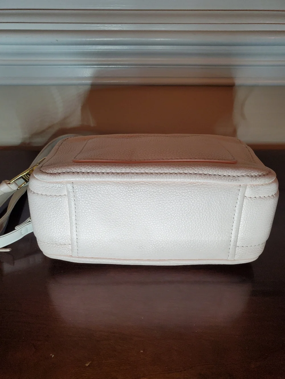 Marc Jacobs The Softshot 21 Pebbled Leather Crossbody Bag Pink Tutu